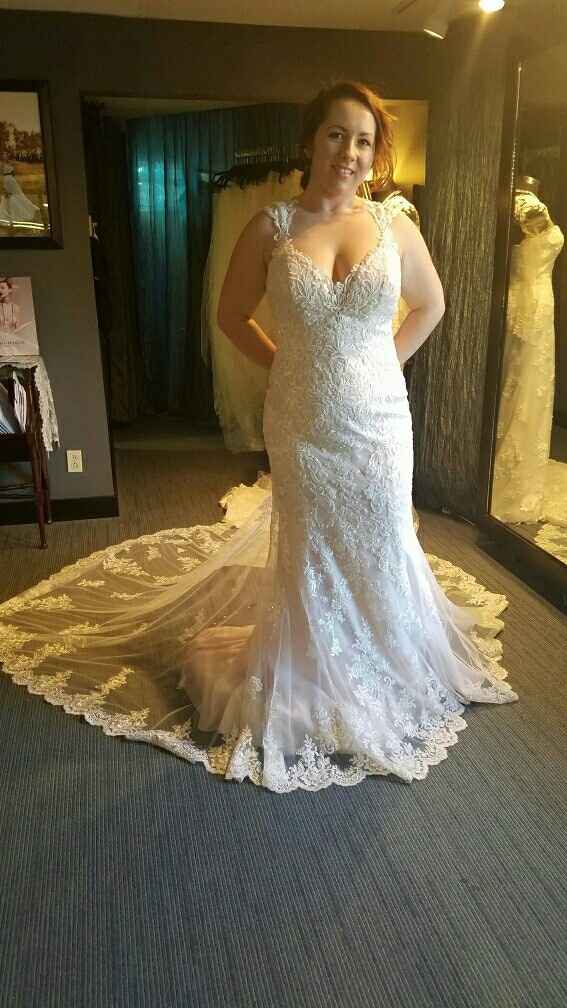 I said yes! To my dress!