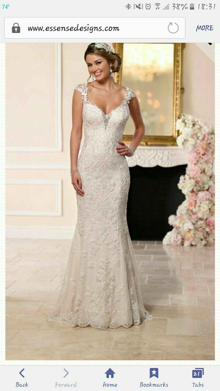 I said yes! To my dress!