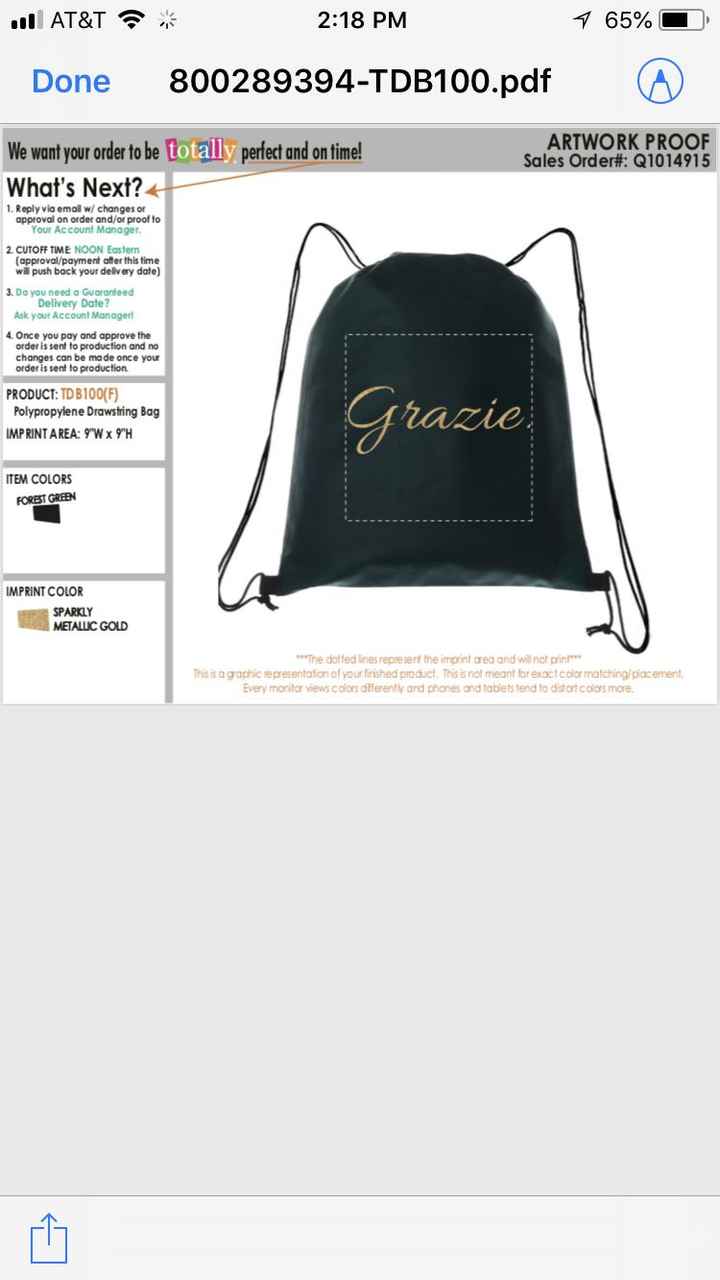 Essential or Extra - Welcome Bags - 1