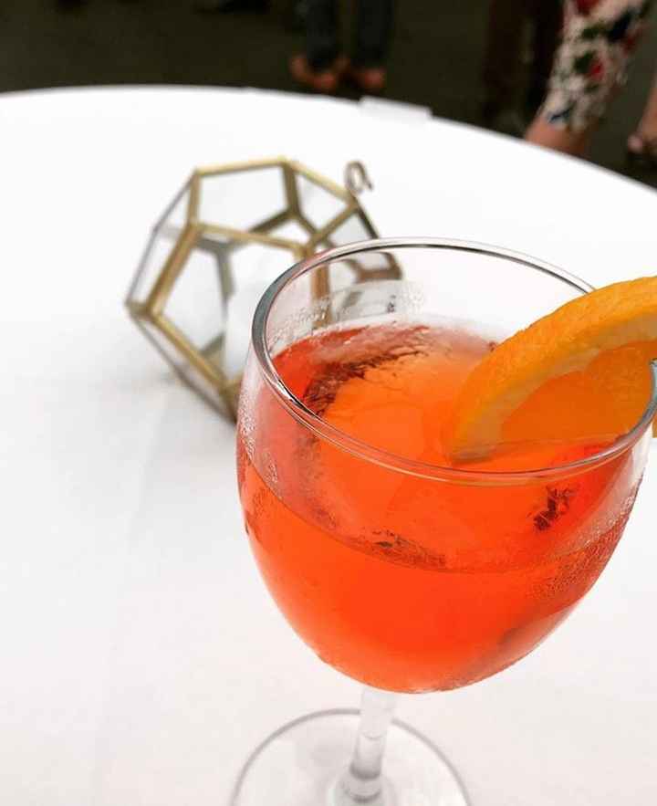Our signature cocktail - The KatieLou - Venetian Aperol Spritz