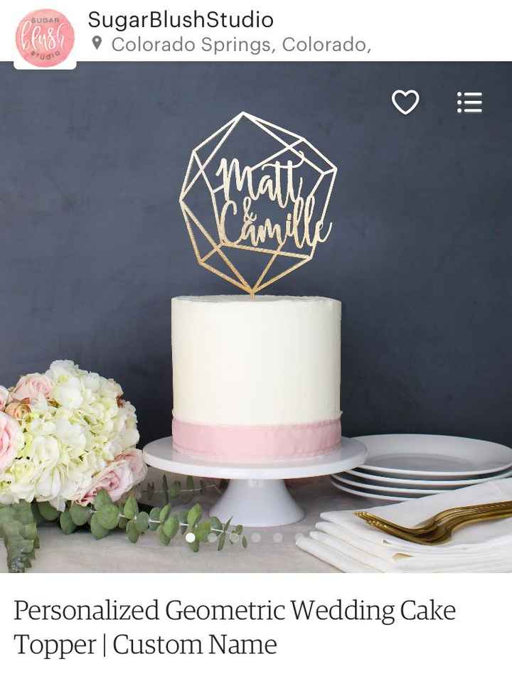 Show me your cake toppers! - 1