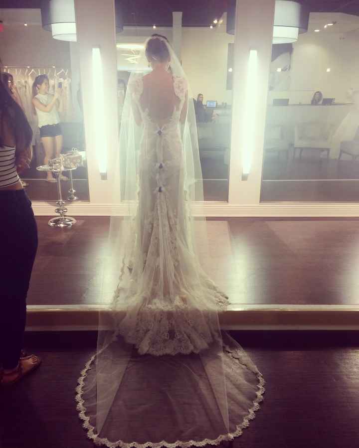 Ladies with illusion backs!? What veil are/did you wear!?