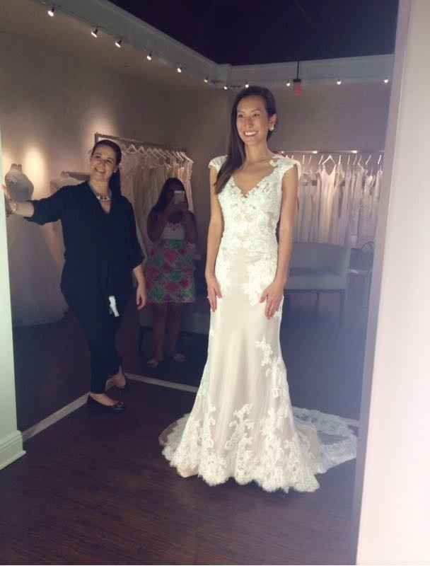 Illusion neckline wedding dresses