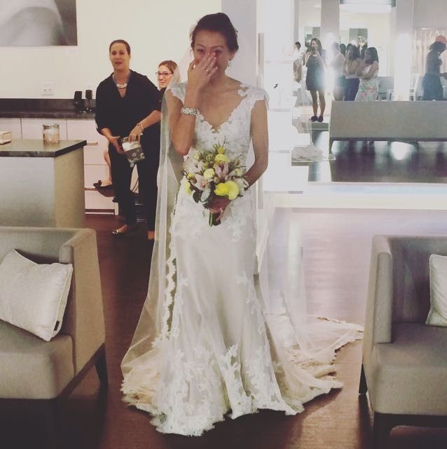 Let me see what you're wearing on your wedding day