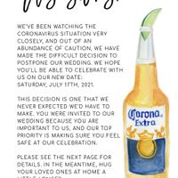 New Rochelle Wedding and Coronavirus Fears - 1