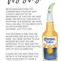 Have to post pone due to corona virus 😢 - 1