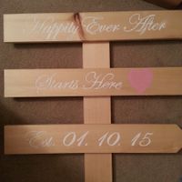 I just finished my diy road signs!! So happy!!! :D