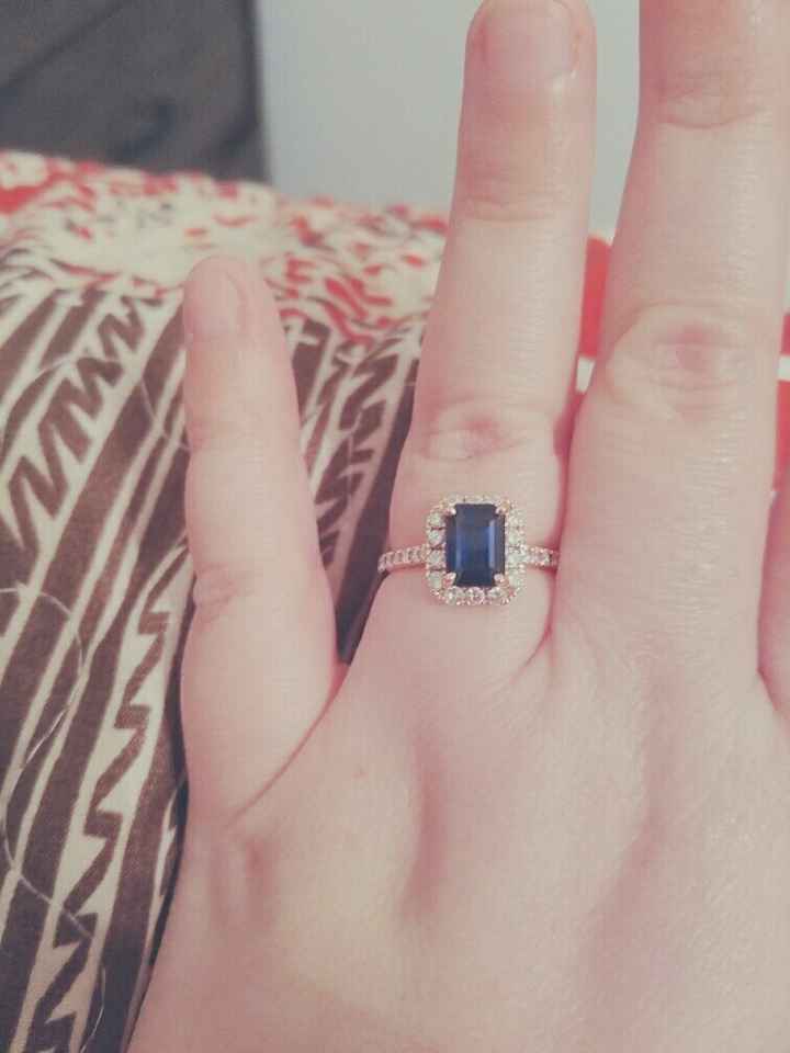 Anyone get crap for the size of their engagement ring?