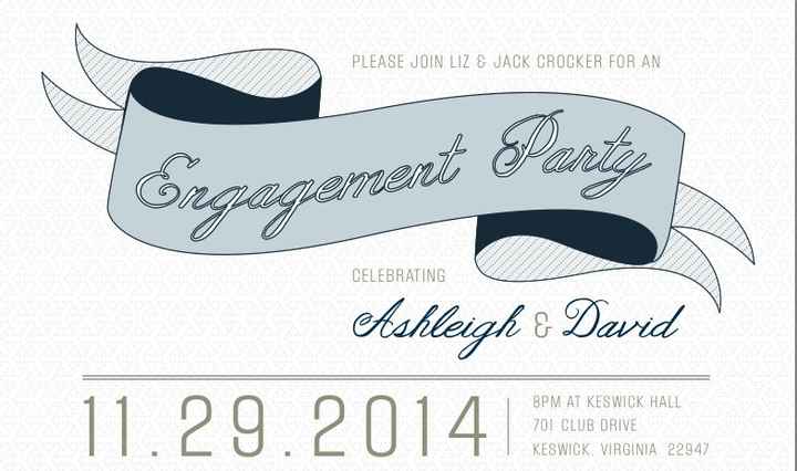 Engagement Party Invite