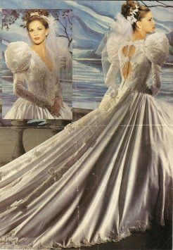 Just for fun...80s and 90s wedding gowns!! - 1