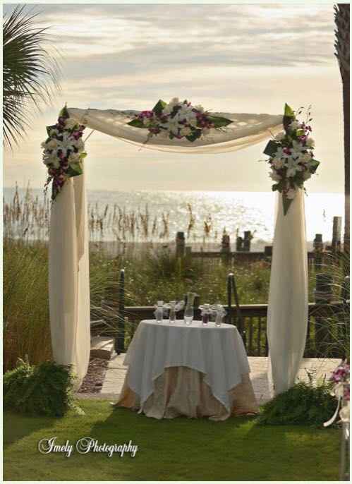 Measuring Fabric Needed for Arbor - 2