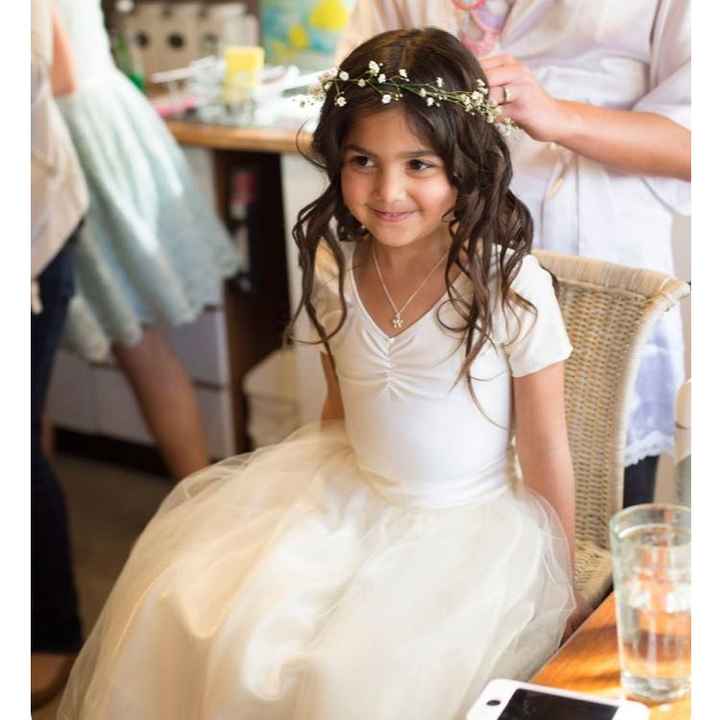 Flower girl discount hair