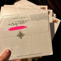 USPS mailed invites back to me.......
