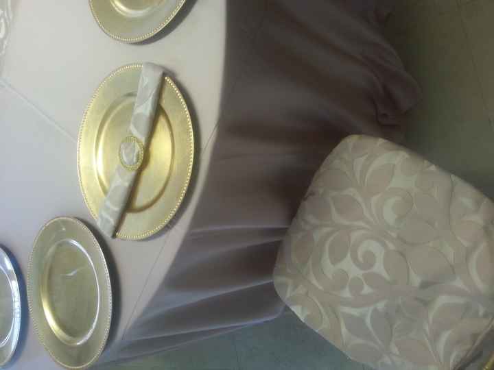 Choose table cloth setting today!!