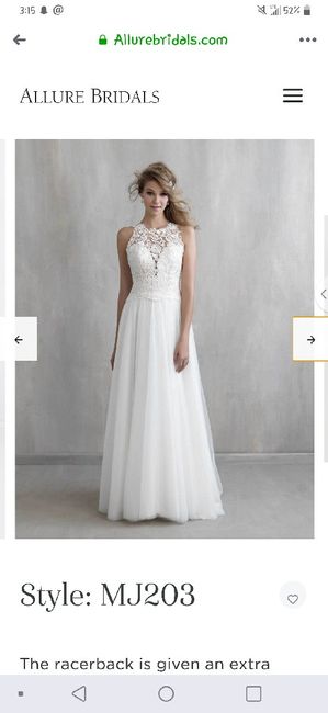 What is the most important thing when going to try on wedding dresses or deciding on "the one"? 7