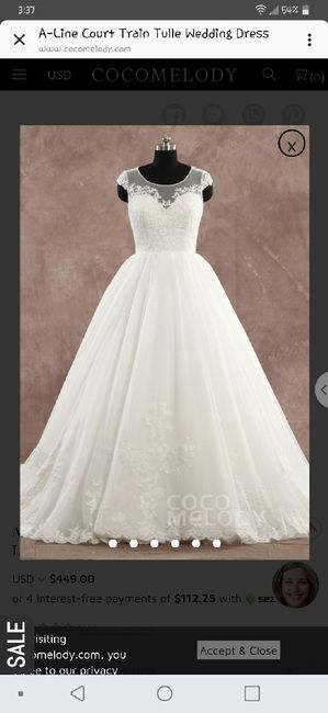 What is the most important thing when going to try on wedding dresses or deciding on "the one"? - 8