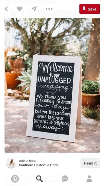 Unplugged ceremony