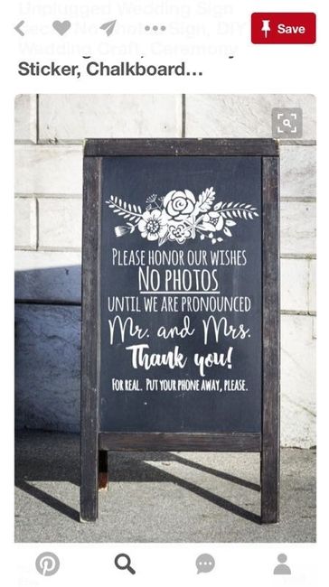 Unplugged ceremony