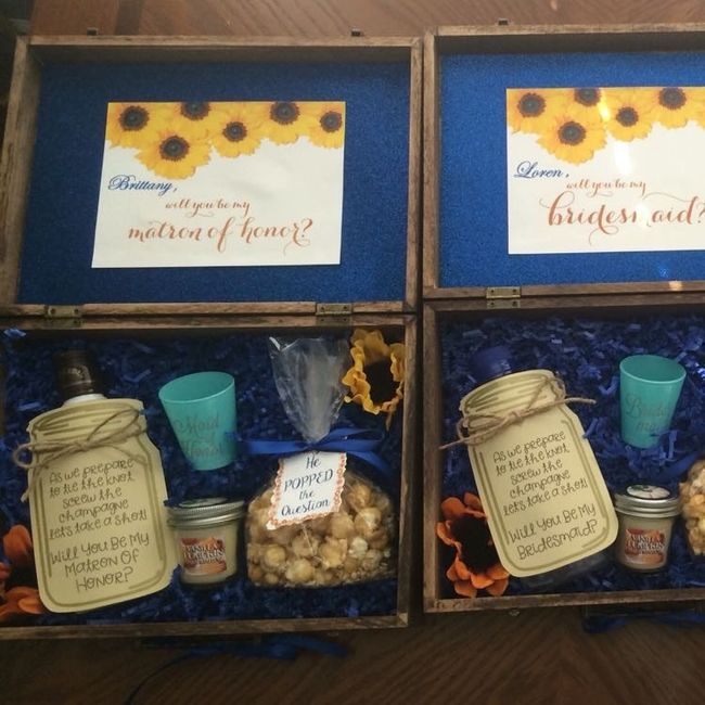 Show me your "bridesmaid boxes"