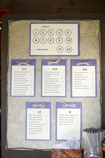 Seating chart idea! 3