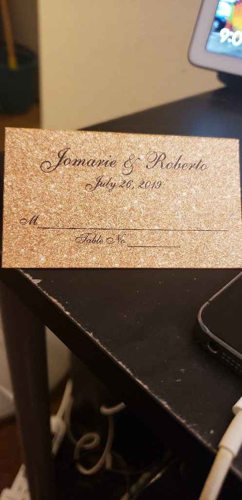 Finally got my place cards! - 1