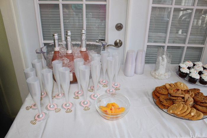 Peach belini wine and frozen peaches!