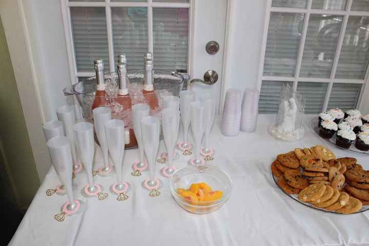 Peach belini wine and frozen peaches!