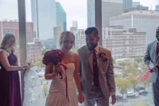 Exiting as husband and wife