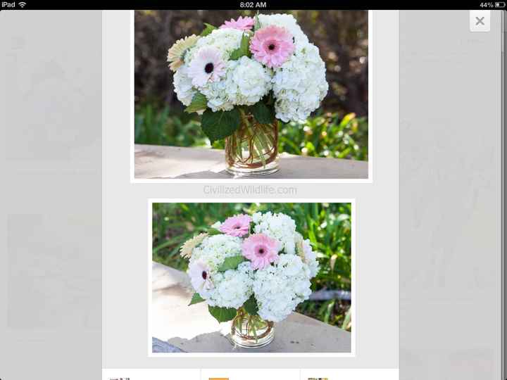 Do people use the ceremony decor for centerpieces?