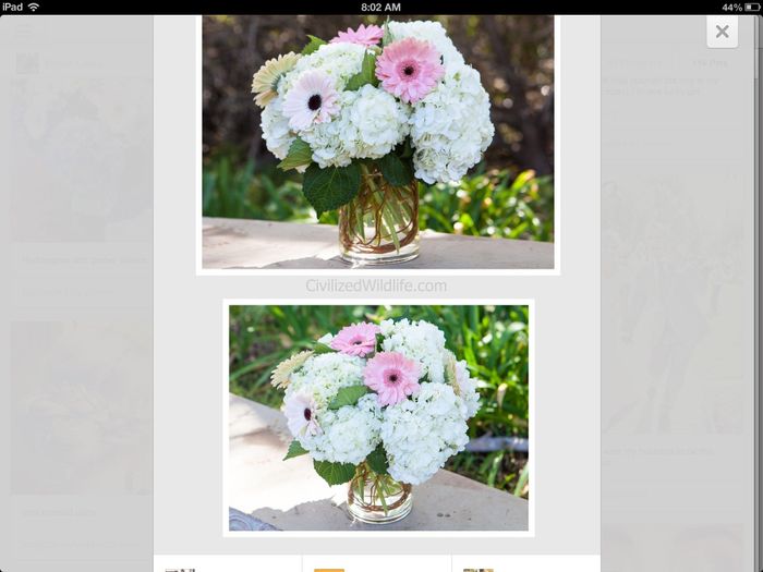 Do people use the ceremony decor for centerpieces?