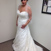 Trying on dresses today