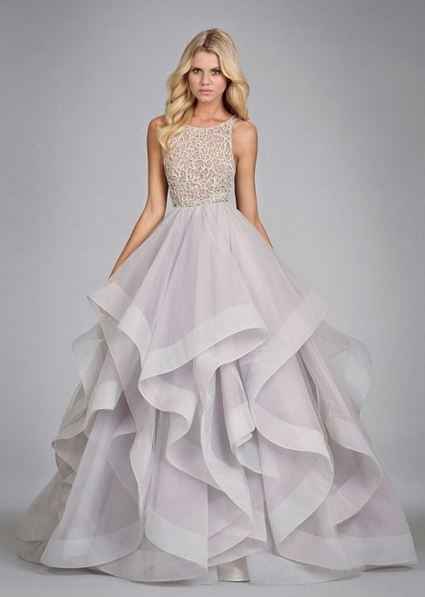 alabaster wedding gown