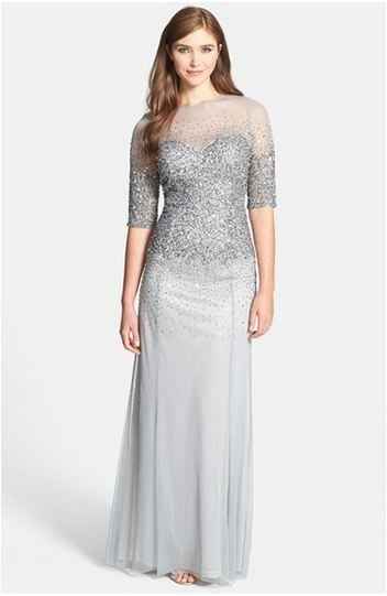 Silver/Dove grey Wedding Dresses