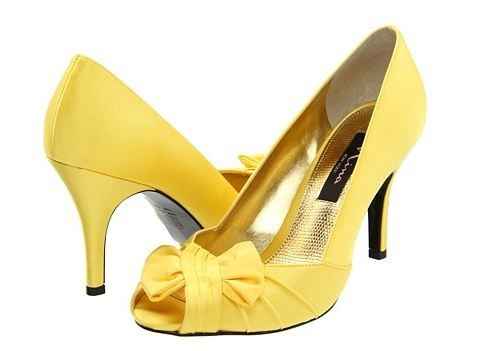 Yellow Wedding Shoes