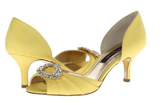 Yellow Wedding Shoes