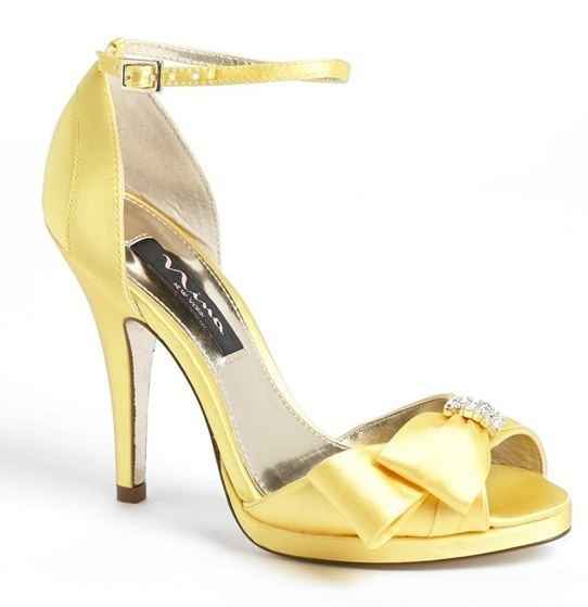 Yellow Wedding Shoes