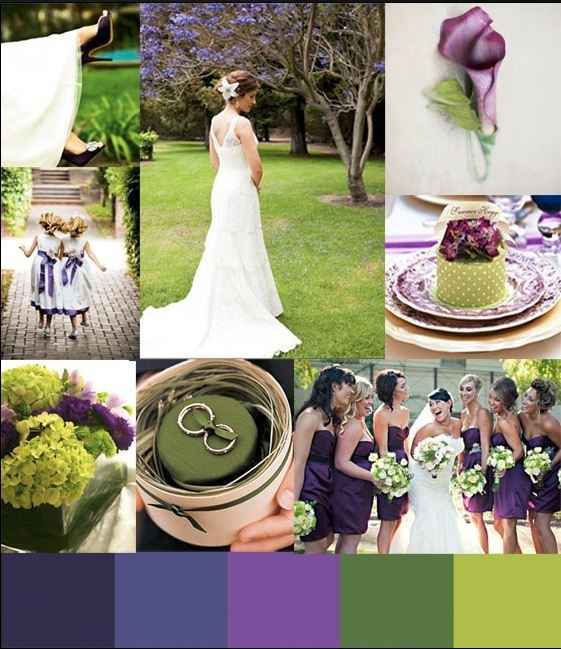 Fall Wedding color scheme