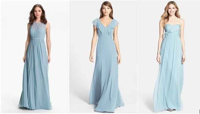 HELP! Blue Bridesmaid dresses