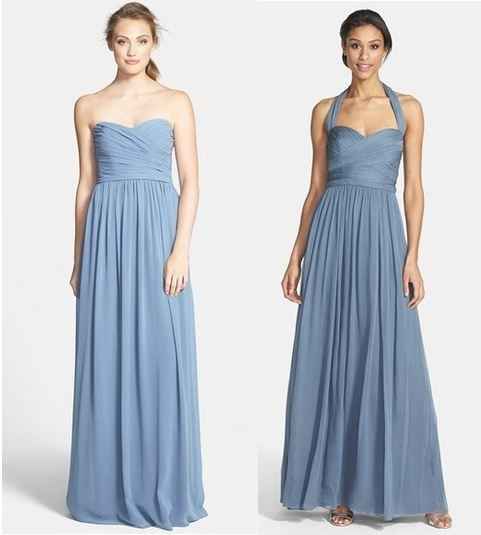 HELP! Blue Bridesmaid dresses