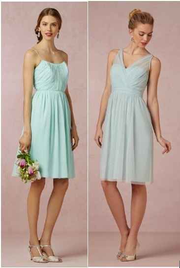 Short Mint BM dress