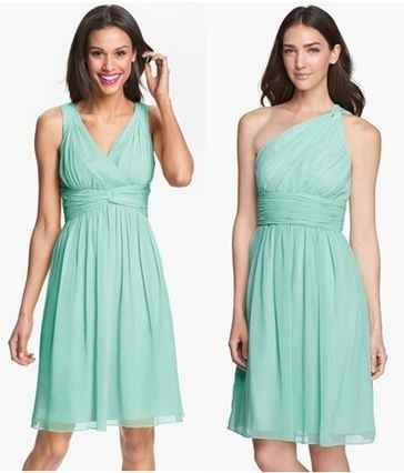 Short Mint BM dress