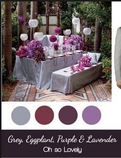 Fall Wedding color scheme