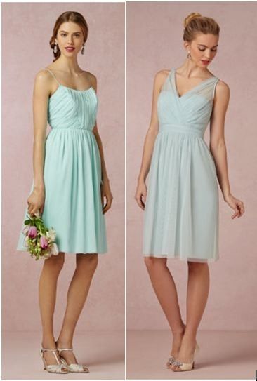 Short Mint BM dress