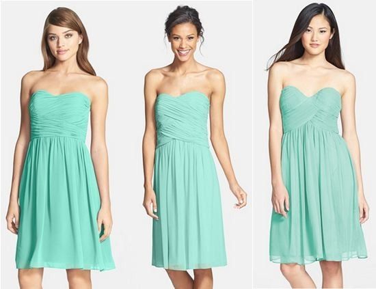 Short Mint BM dress