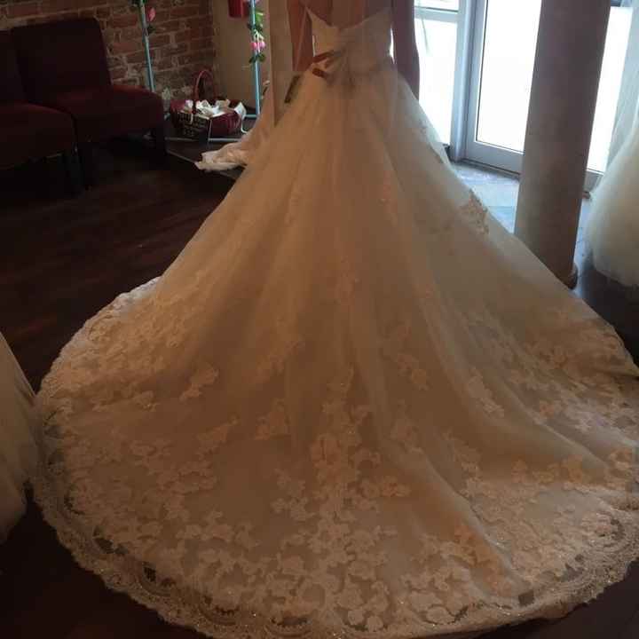 I found my dress yesterday!
