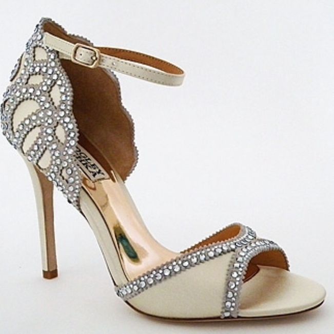 Yes I'm wearing my wedding shoes around the house