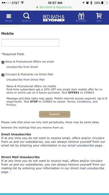 Bed bath and beyond coupon