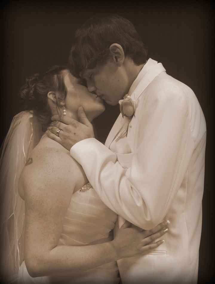 "You may kiss the bride"