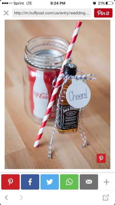 Alcoholic wedding favors?