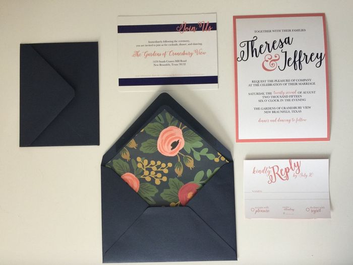 Did you design and print your own invitations?